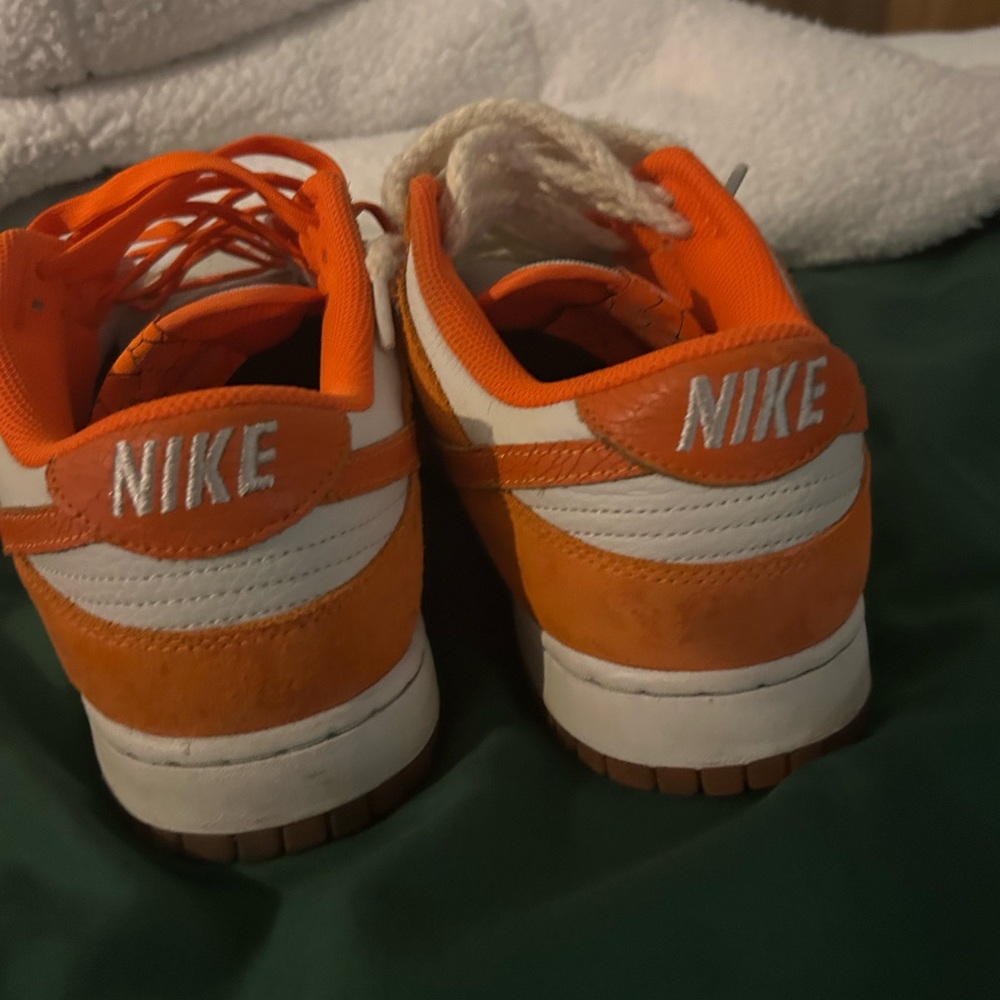 Nike Orange and White Sneakers - Picture 6 of 9